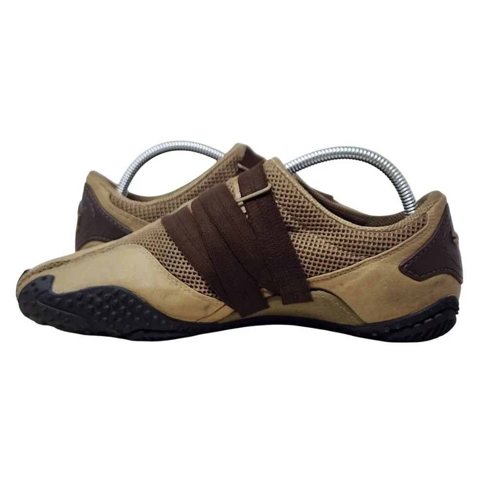 Vtg Puma Mostro Sneakers 8.5‎ Mens Tan Brown Y2K Cybercore Techwear Shoes Spiked
